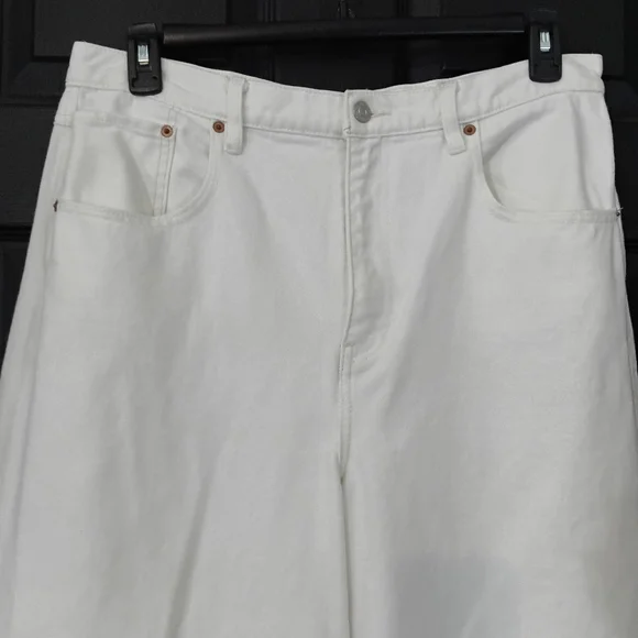 We The Free Sz. 33 Ice Queen CRVY Gia High Rise Wide-Leg Jeans - Picture 3 of 16